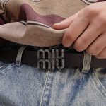 کمربند باریک میومیو MIUMIU