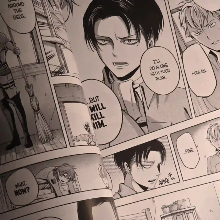 مانگا ( بدون پشیمانی )‌از انیمه اتک آن تایتان ( داستان زندگی لیوای ) Attack on Titan – No Regrets