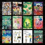 پک پوستر ۱۲ عددی ریک اند مورتی | Rick & Morty