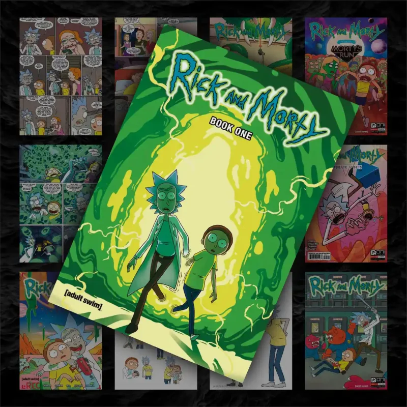 پک پوستر ۱۲ عددی ریک اند مورتی | Rick & Morty