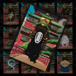 پک پوستر ۱۲ عددی کارکترهای شهر اشباح | Spirited Away