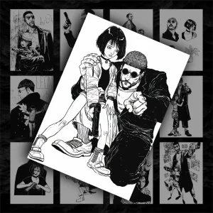 پک پوستر ۱۲ عددی لئون حرفه ای | Leon The Professional