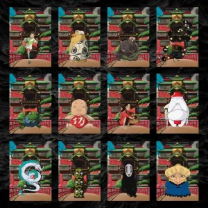 پک پوستر ۱۲ عددی کارکترهای شهر اشباح | Spirited Away