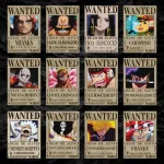 پک پوستر ۱۲ عددی تحت تعیقیب وان پیس (۱) | Wanted One piece