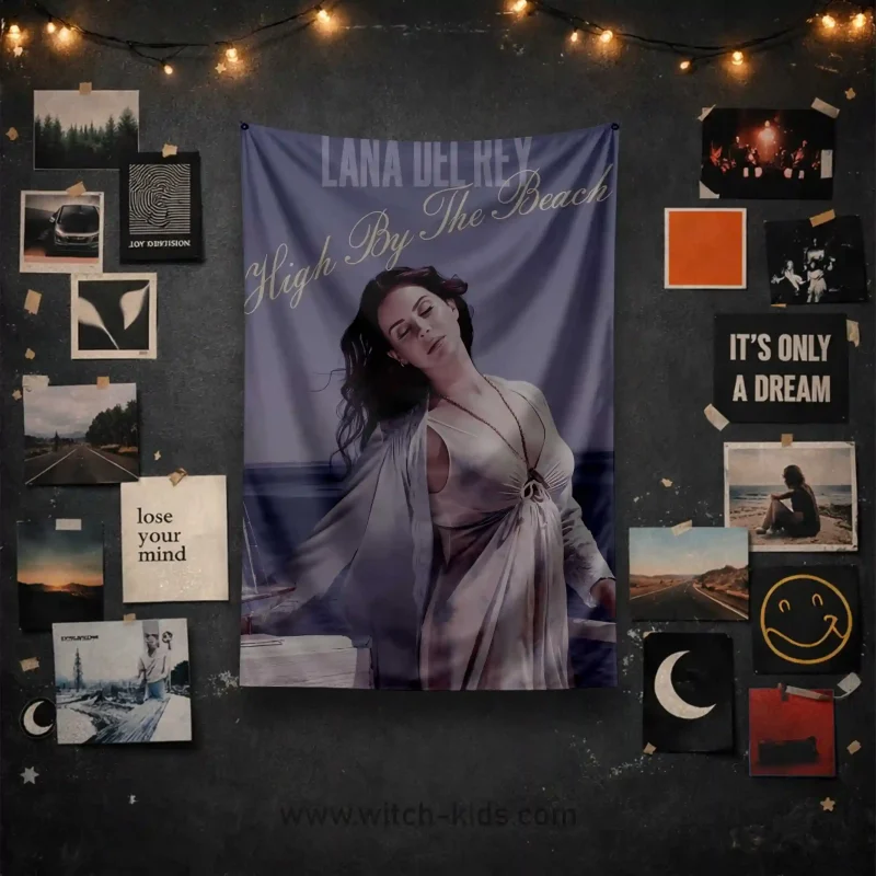 بک دراپ | پرچم | لانا دی ری | Lana Del Rey