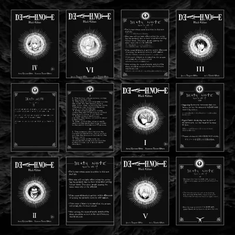پک پوستر ۱۲ عددی انیمه دث نوت | Death Note