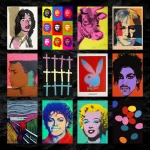 پک پوستر ۱۲ عددی مجموعه آثار اندی وارهول | Andy Warhol