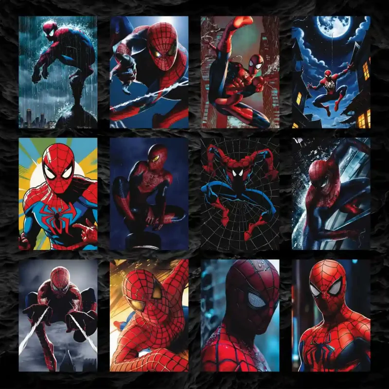 پک پوستر ۱۲ عددی اسپایدرمن 🕸️🕷️