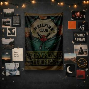 بک دراپ | پرچم | استرنجر تینگز | Stranger Things