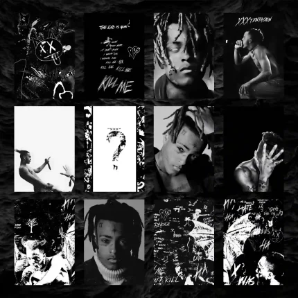 پک پوستر ۱۲ عددی اکس تنتاسیون | xxxtentacion