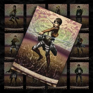 پک پوستر ۱۲ عددی کارکترهای انیمه اتک آن تایتان | Attack on Titan