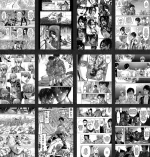 پک ۱۲ عددی مانگا دیواری اتک آن تایتان (۲) | Attack on Titan