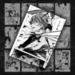 پک 12 عددی مانگا دیواری سگهای ولگرد بانگو ( بانگو استری داگز ) | Bungo Stray Dogs