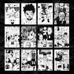 پک 12 عددی مانگا دیواری هانتر ایکس هانتر | Hunter x Hunter