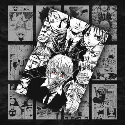 پک 12 عددی مانگا دیواری هانتر ایکس هانتر | Hunter x Hunter