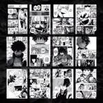 پک 12 عددی مانگا دیواری مدرسه قهرمانان من | My Hero Academia