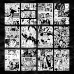پک ۱۲ عددی مانگا دیواری وان پیس (۱) | One Piece