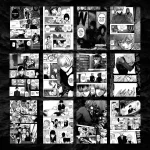 پک ۱۲ عددی مانگا دیواری توکیوغول (۲) | Tokyo Ghoul