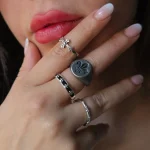 پک انگشتر ۴ عددی کروم هارتز