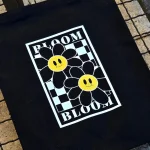 توت بگ پینترستی مشکی | بلوم | Bloom 🌸🖤