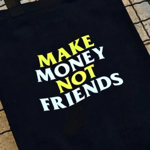 توت بگ پینترستی مشکی | پول بساز نه دوست | Make Money Not Friends 💸🖤