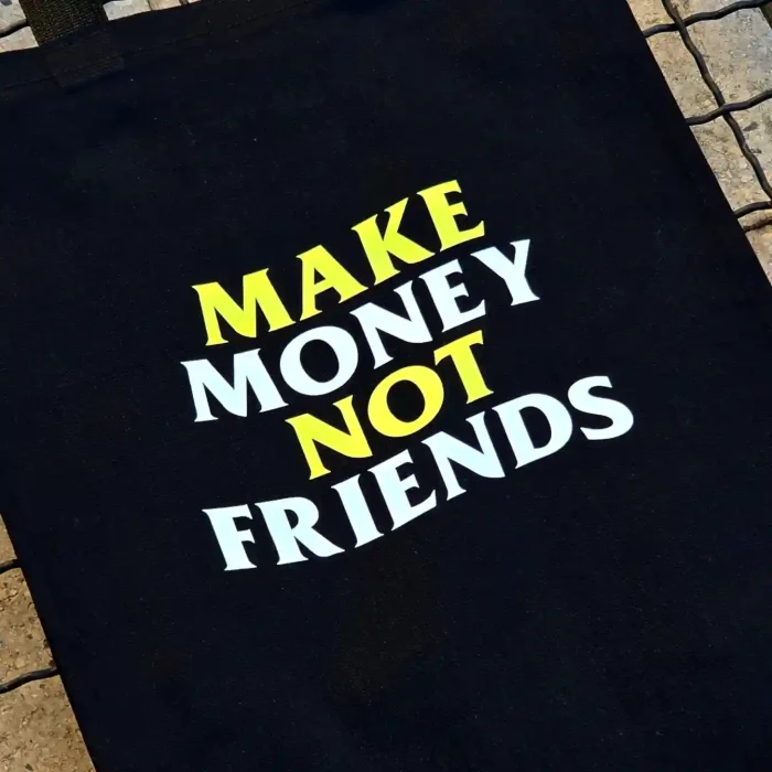 توت بگ پینترستی مشکی | پول بساز نه دوست | Make Money Not Friends 💸🖤