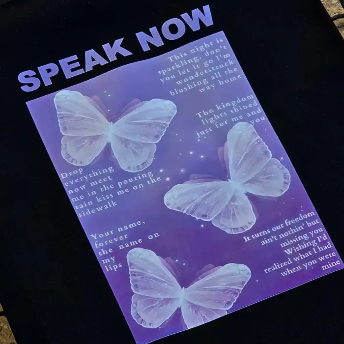توت بگ پینترستی مشکی | SPEAK NOW 🦋💜