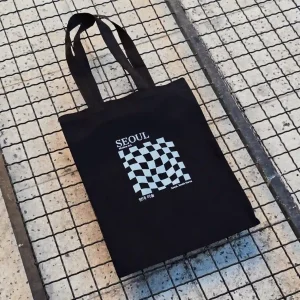 توت بگ پینترستی مشکی | SEOUL Modern Art 🖤🏁
