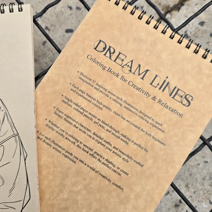 دفتر رنگ آمیزی Dream Lines ✨