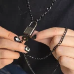 گردنبند ست دونفره قفل و کلید