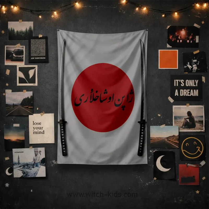 بک دراپ | پرچم | ژاپن اوشاخلاری