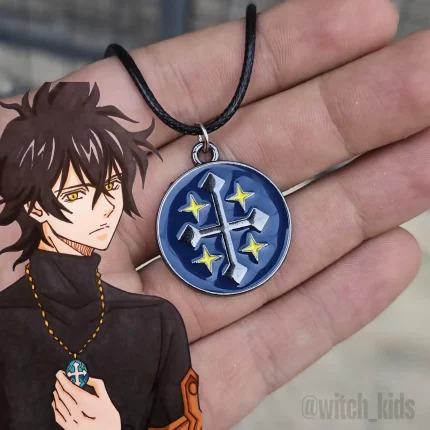 گردنبند یوتو از انیمه بلک کلاور ( شبدر سیاه ) | Black Clover - Yuno