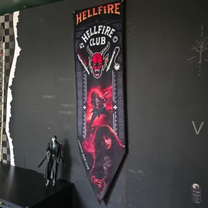 پرچم آویز دکوراتیو استرنجر تینگز | Stranger things | Hell Fire Club