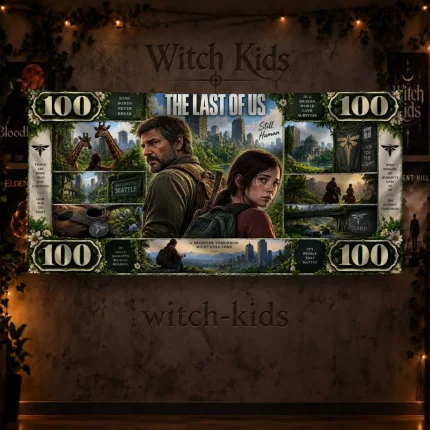 پرچم دکوراتیو بازی لست آف آس طرح دلار | Last of us