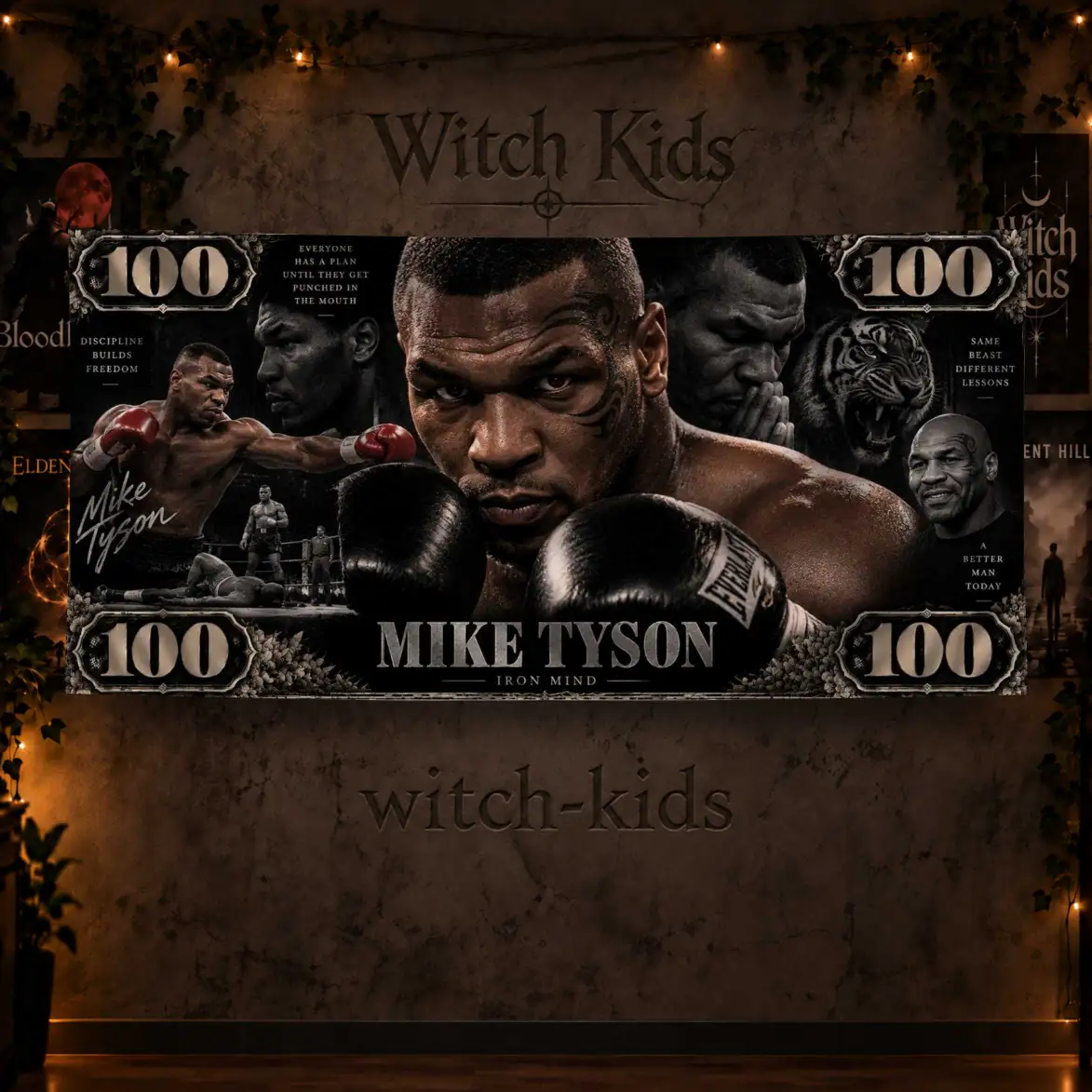 پرچم دکوراتیو بوکس | مایک تایسون طرح دلار | Mike Tyson پرچم دکوراتیو بوکس | مایک تایسون طرح دلار | Mike Tyson