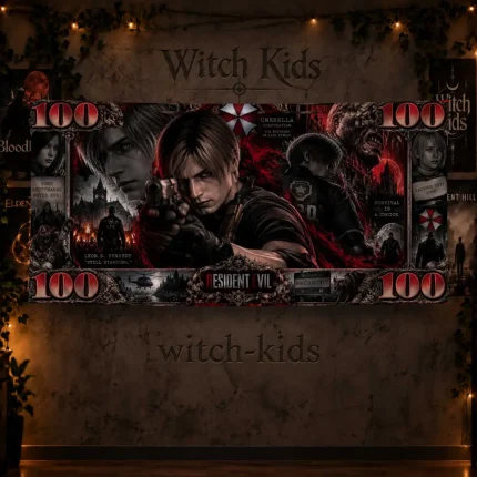 پرچم دکوراتیو بازی رزیدنت اویل طرح دلار | Resident Evil